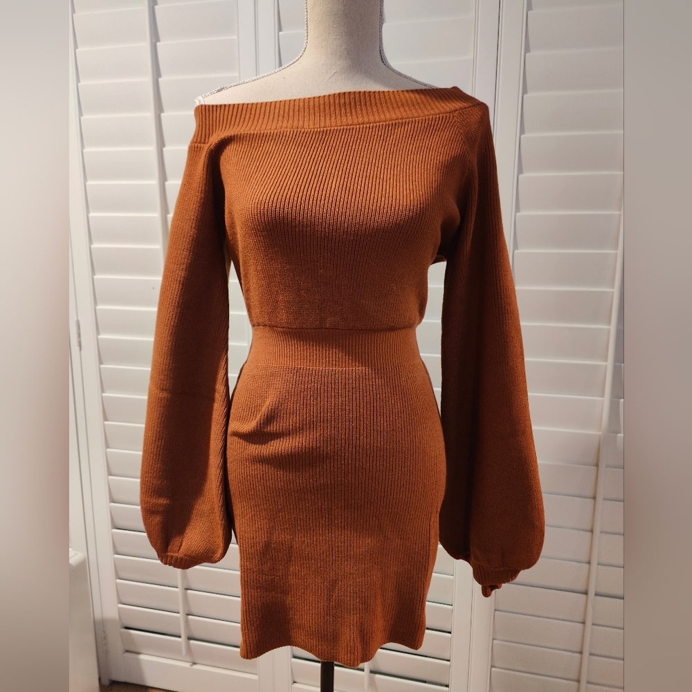 Bebe Off Shoulder Dress